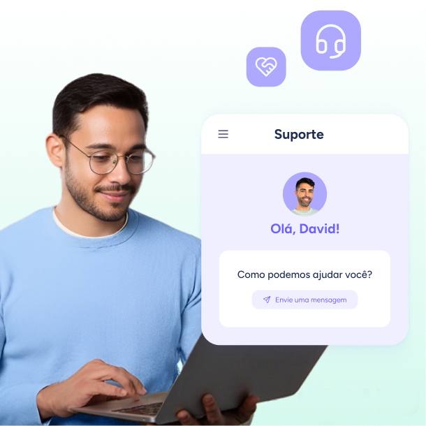 Suporte dedicado e recursos personalizados